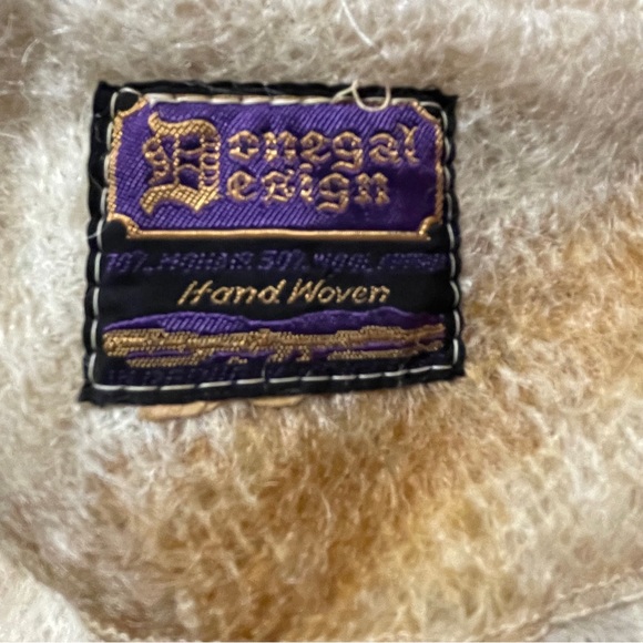 Vintage Donegal Design Irish Hand Woven Plaid Mohair Wool Full Midi Skirt - Picture 10 of 10